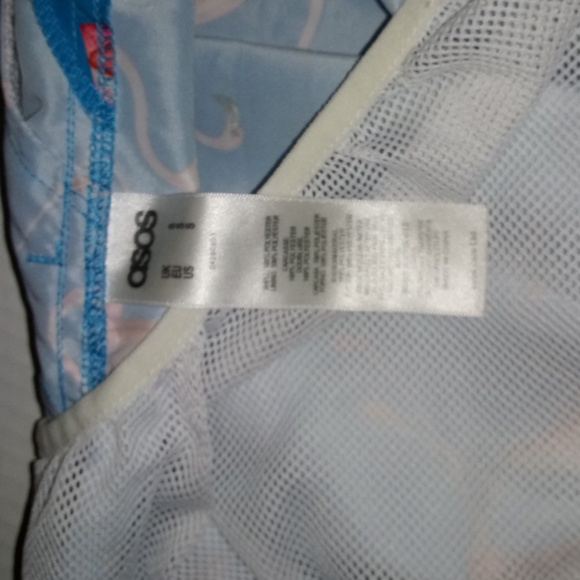 ASOS FLAMINGOS PRINT SWIM SHORT'S - Picture 10 of 11